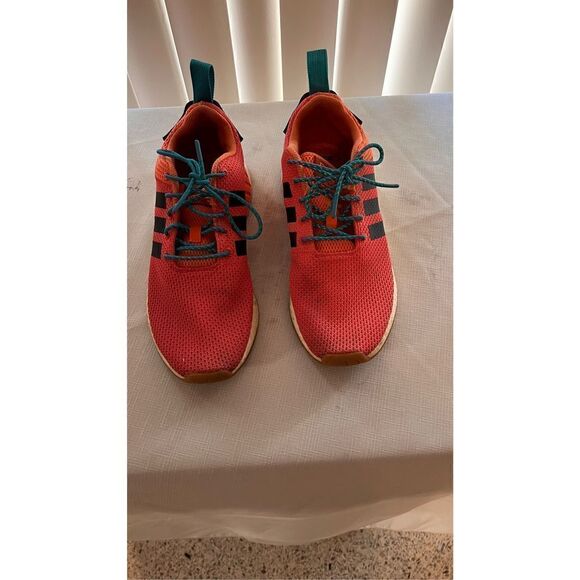 Adidas Men's NMD R2 Summer Spice 2018 Athletic Running Sneaker Orange Size 11 - Picture 2 of 12